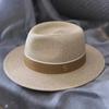 2025 Designer Natural Panama Soft Shaped Straw Hat Summer Women/Men Wide Brim Beach Sun Cap UV Protection Fedora Birthday Gift