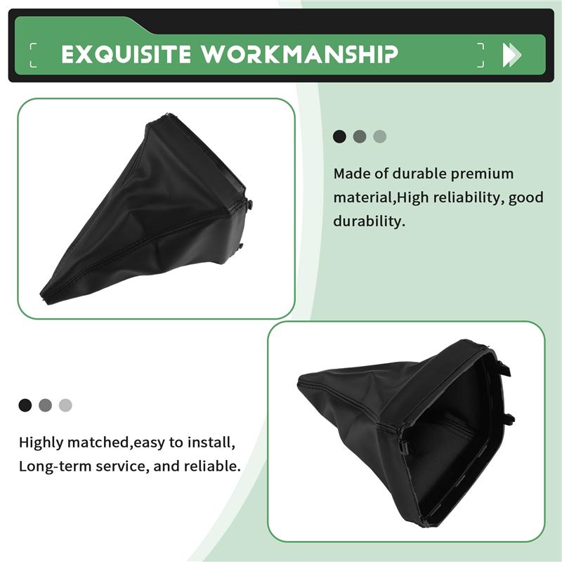 For Ford C-Max Focus Mk2 MK3 Kuga Galaxy Dust Cover Car Gear Shift Knob PU Leather Case Accessory