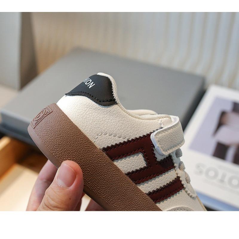 Unisex Kids Boys Girls Simple Style Low Top Thick Sole Casual Sports Sneakers