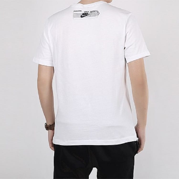 Nike T Shirts Men's Crew Neck Moderate Straight Fit CD1295-100