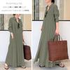 MEME XTRA Shirt Beautiful Maxi Long Solid Plus Loose Perfect for and Fall Women's Dress, Dress, Sleeves, Color, Sizes, Fit, Flattering, Slimming,