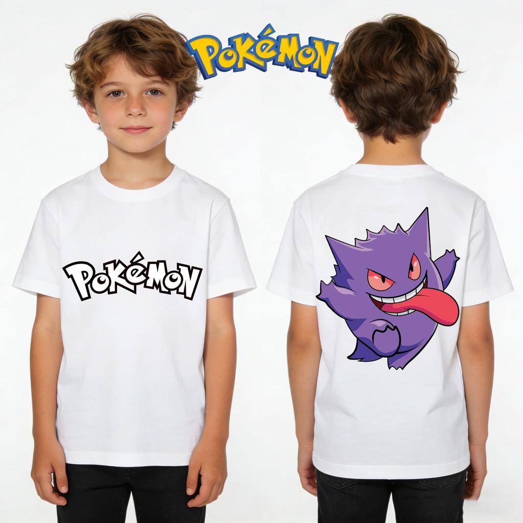 Pokémon Pikachu Tshirt Kids Printed TShirt Boy Girl Summer Y2K Harajuku Loose Casual Short Sleeve Top for Chirldren Retro New