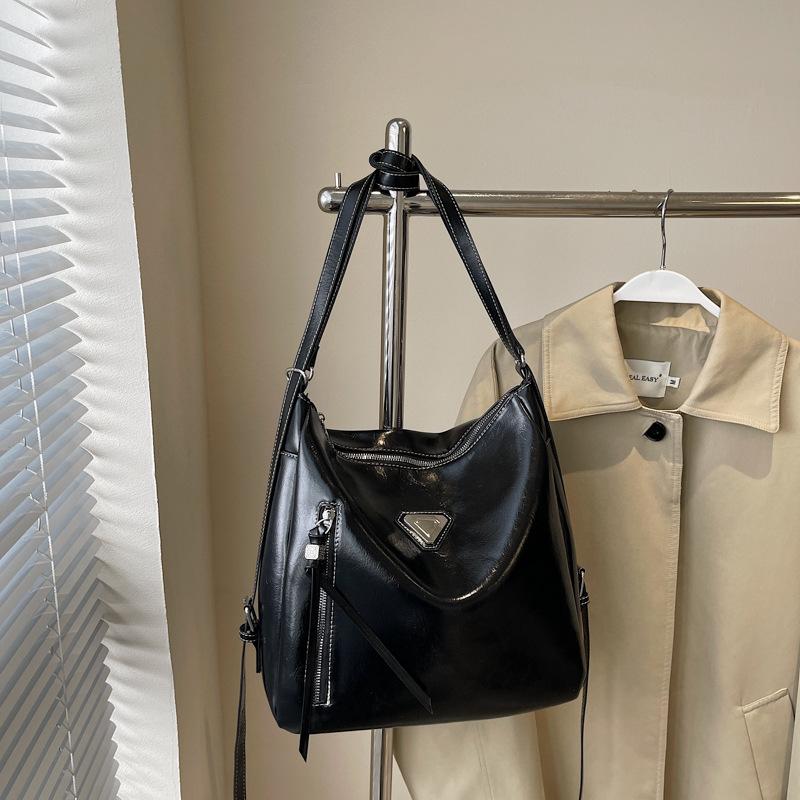 

Сумка большой вместимости женская новая повседневная одноплечевая сумка-мессенджер для поездок на работу, универсальный рюкзак тройного назначения