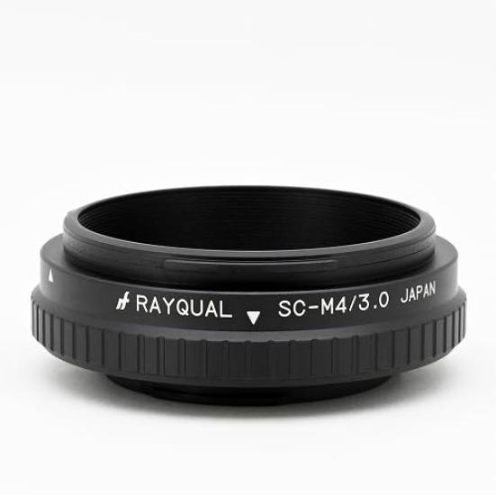 

Rayqual Адаптер крепления Claw Contax C Micro Four Thirds в SC-M4/3.O (Внешний тип) (Линза) - (камера) (Сделано в Японии)