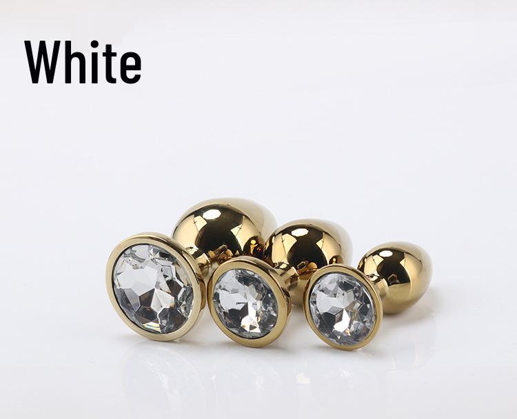 Diamond-Studded Metal Butt Plug for G-Spot Pleasure