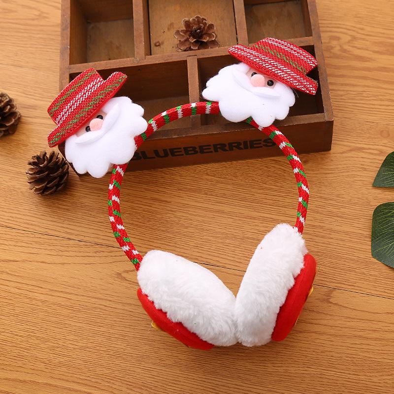 High-Grade Cartoon Christmas Earmuffs - Warm Ear Cover Headband for Adults & Kids