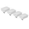 4 Pcs Plug In Purifiers Odor Quiet Ionic Ionizers for Home Bedroom Dust Pets Smell