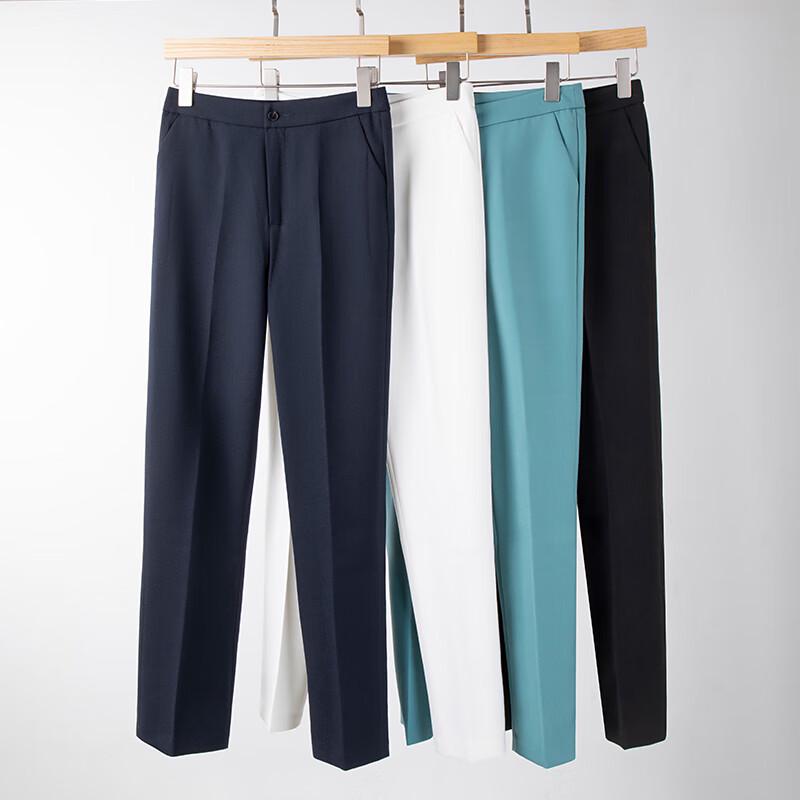 Women's Straight Leg High-Waist Office Suit Pants