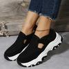New Sports and Leisure Shoes  Spring  Single Shoes Mesh Casual Platform Running Large Size  Shoes