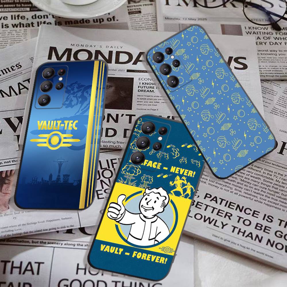 Custodia per Telefono Gioco Cool Serie F-Fallout S 4 Per Samsung S 24 Fe 25 Ultra Plus 20 Lite 21 30 22 23 24 22 Ultra 5G Fundas
