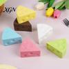 Cheese Stress Balls Realistic Relief Toy, Triangle Square Squeeze Office Desk Toys Slow Rebound Sensory Toy for Anxiety Reduction Pinch