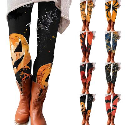 Women's Trousers Printed Stretch Soft Leggings Casual Home Pajama Pants