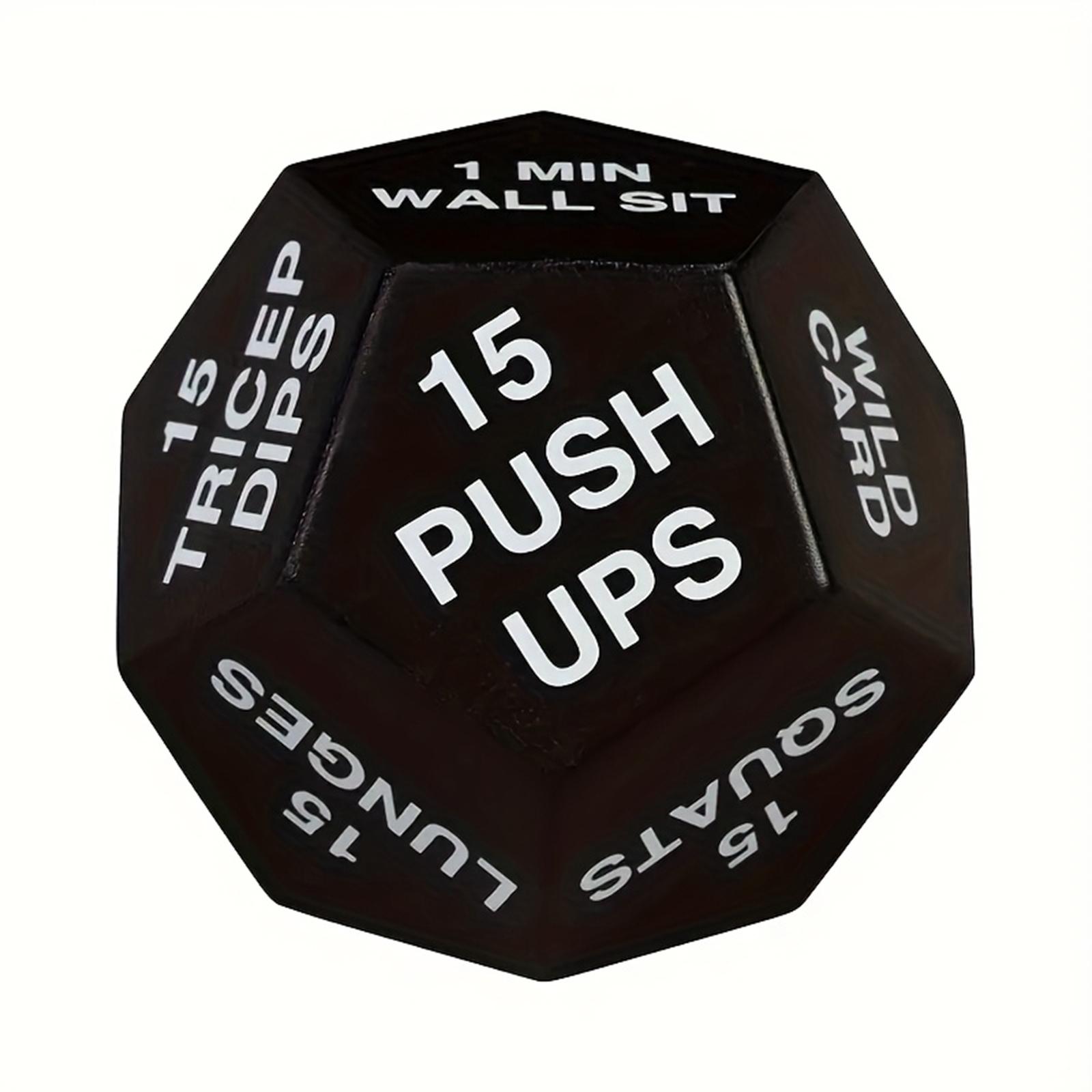 

Exercise Dice, 12-Sided Exercise Dice, Fitness Dice, Fun Home Gym Learning Game Accessory For Exercise Groups, Fitness And Workout Classes One Size
