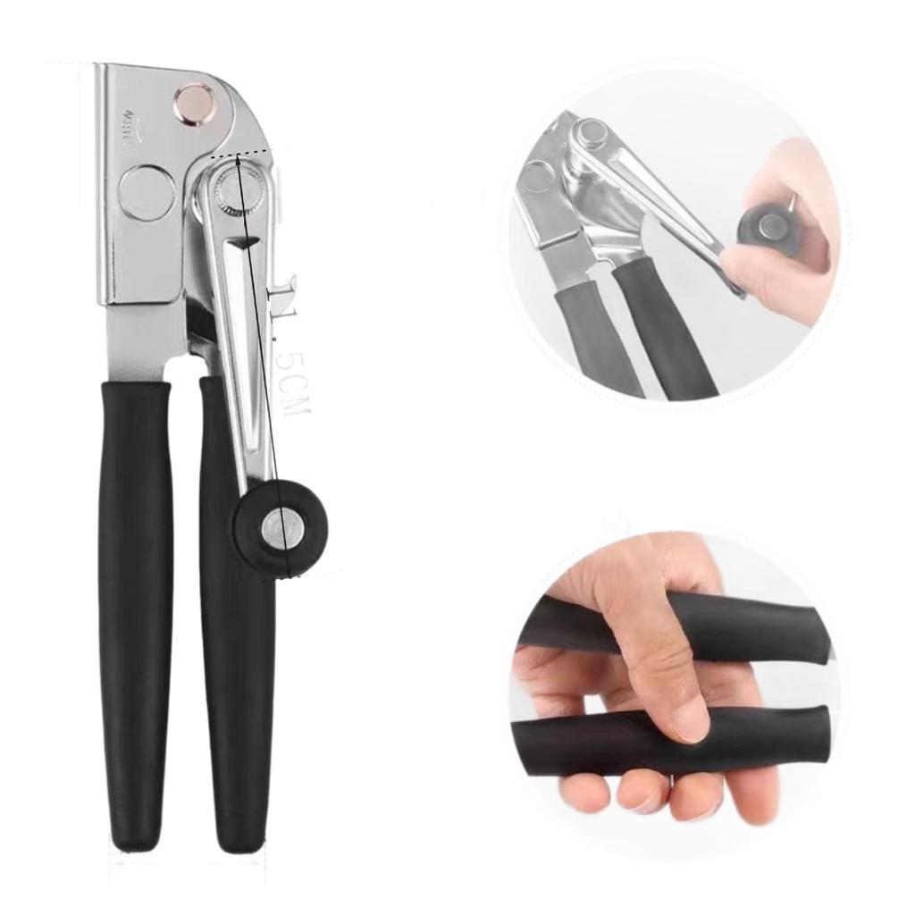 Three-in-One Multi-Functional Can Opener and Magnetic Bottle Opener