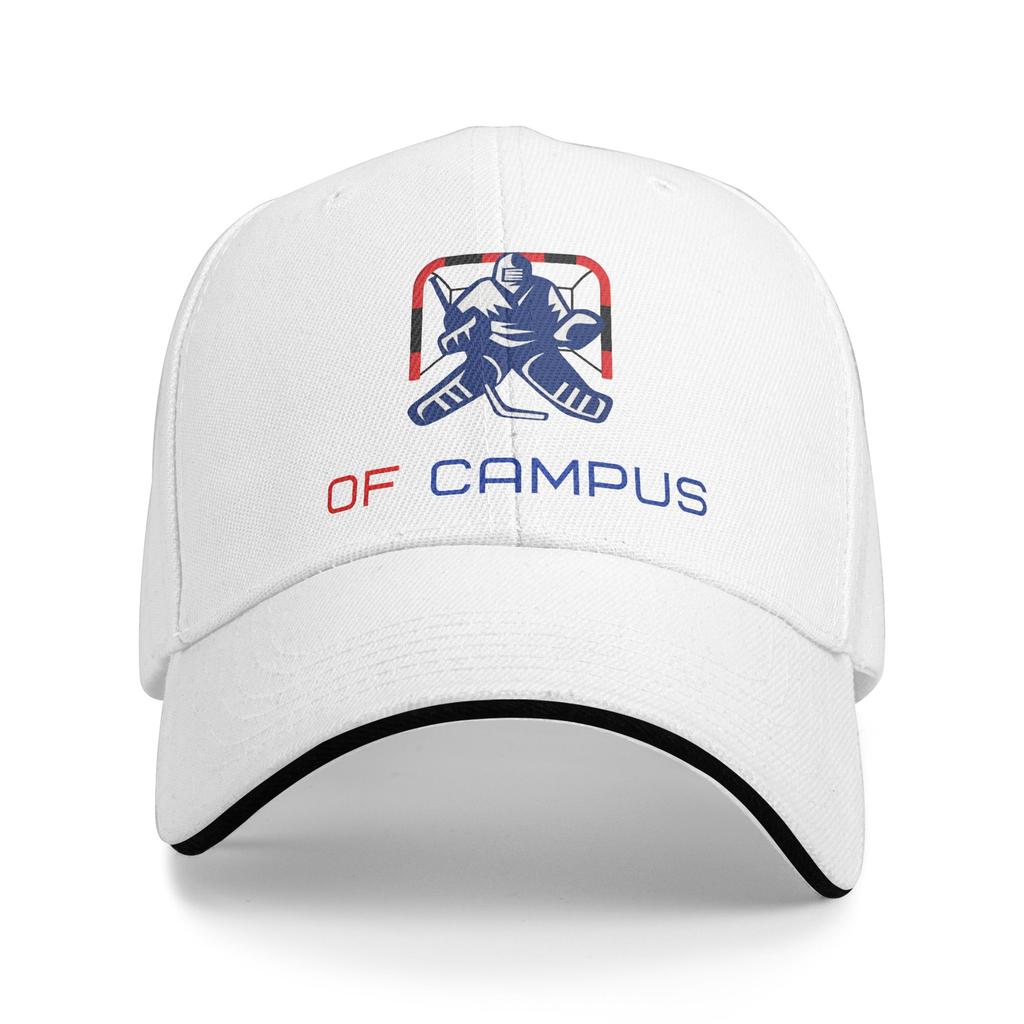Off Campus Hockey Baseball Cap Hip Hop Sandwich Cap Unisex Women Breathable Headwear Outdoor