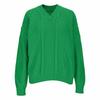 Women's Fashion Casual V-neck Twill Knitted Sweater Long-sleeve Top