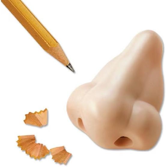 Funny Nose Design Mini Pencil Sharpener for Classroom, Office Supplies, Party Favors, Birthday Party Supplies