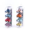 4Pcs Mini Car Model Toys Simulation Pull Back Car Toy Cartoon Sliding Inertia Vehicle Toys For Children Birthday Gifts