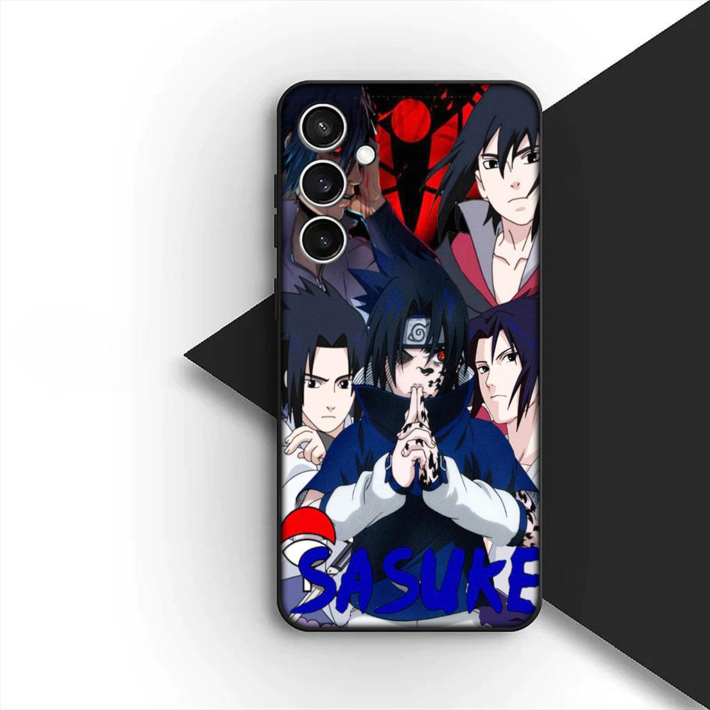 Phone Cover for Apple iPhone 16 14 15 Plus 11 Pro Max 16E ProMax + 16Plus 15+ 14+ Soft Silicone Case Narutos Uchiha Sasuke