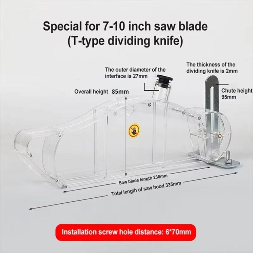 Universal Table Saw Protective Cover Anti-Dust Dust Guard  Support for Electric Circular Saw