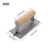 90 Degree Angle Trowel For Interior And Exterior Drywall, Stainless Steel, Cement