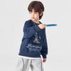 Duojia Boys' American Retro Print Sweatshirt