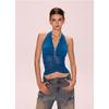 Sexy Mädchen Winter Bodycon Tanktop Mit Hoher Elastizität Aus Polyester Für Ausgehen Oder Clubwear