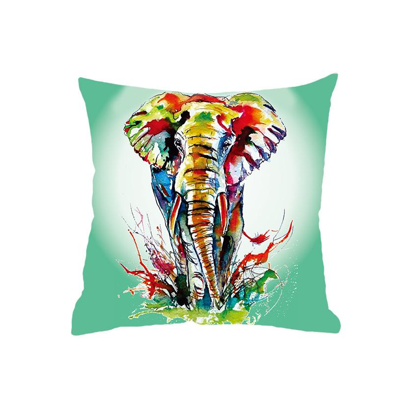 Indian Style Animal Pillowcase Home Office Pillowcase Car Cushion Sofa Decoration Pillowcase