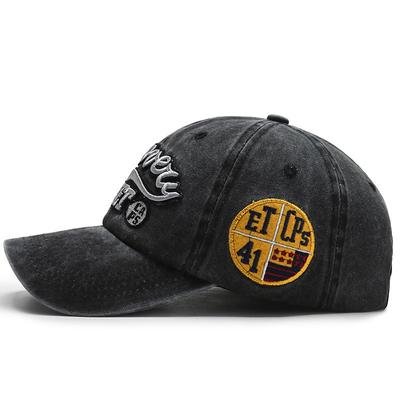 Hat Women's Soft Top Korean Version Ins Embroidery 3ET41 Baseball Cap Casual Men's Spring and Autumn Sunshade Cap