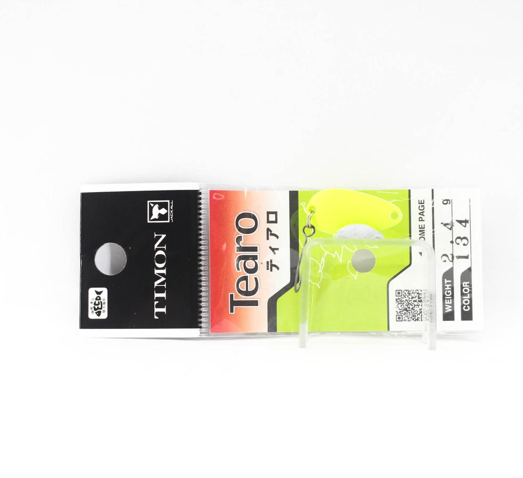 Jackall Timon Tearo Trout Spoon 2.4 grams 134 Keiko Yellow (9311)
