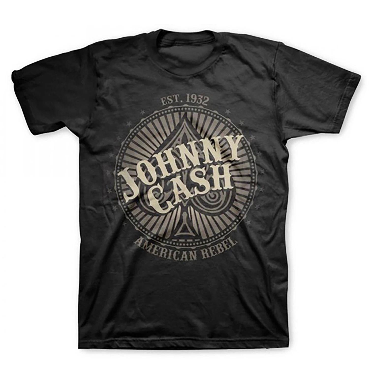 Men s Johnny Cash EST. 1932 American Rebel T-shirt Large Black XXL