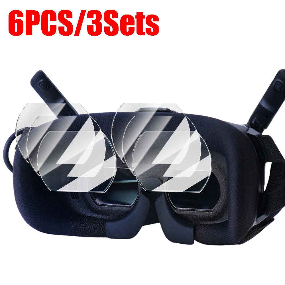1-5 Set Pellicola Protettiva Schermo in Vetro Temperato per DJI Goggles N3 Copertura Completa Pellicola Protettiva Per DJI N3 AR HD Antigraffio Vetro Trasparente