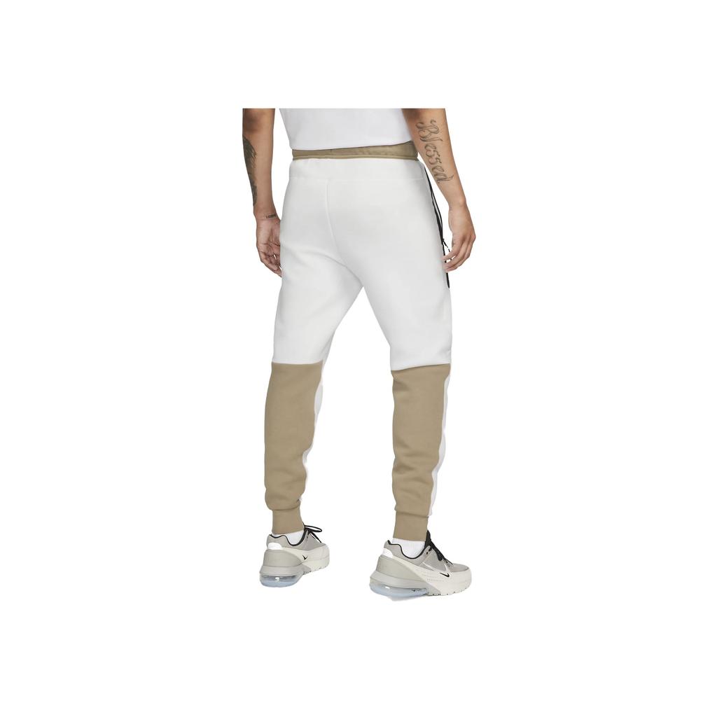 Nike Tech Fleece Joggers White/Khaki Men Bottoms FB8002-121