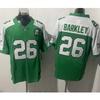 Philadelphia Eagles NFL Maglia da Football Americano Uomo Manica Corta Jalen Hurts 1 Ricamato Abbigliamento per Fan