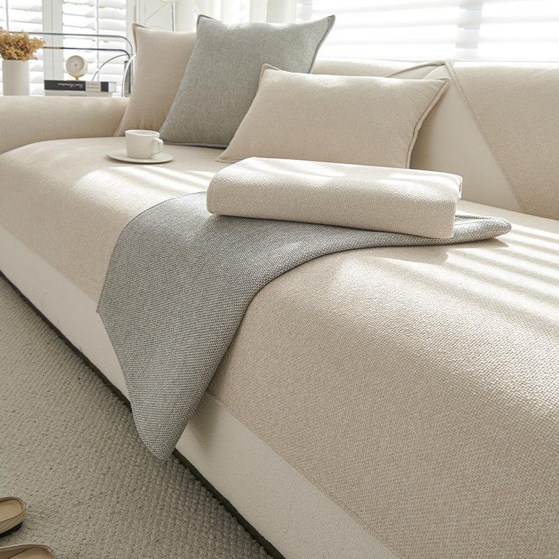 

Шенилловая подушка для дивана, Подходит для всех сезонов, Грязеотталкивающая, Износостойкая, Нескользящая, Подходит для спальни, гостиной, офисного декора 90*160CM