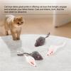 Tendenza 2025 Topi in Vera Pelliccia Gatto Animale Domestico Bambini Confezione da 12