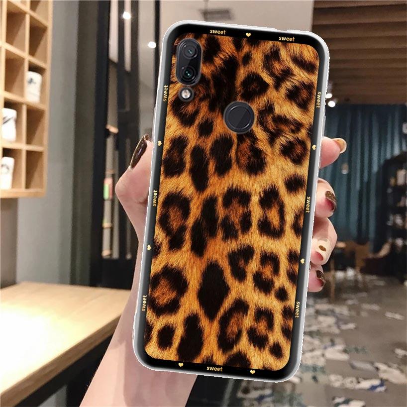 Animal Leopard Print Silicon Phone Case For Xiaomi Redmi Note 10 9S 9 8T 8 Pro 7 5 9T Mi 12T 11T 10T 12 11 Lite 11i A3 Cover