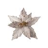 Christmas simulation Christmas flower simulation flower gold powder Christmas flower head Christmas tree decoration accessories flower handmade DIY