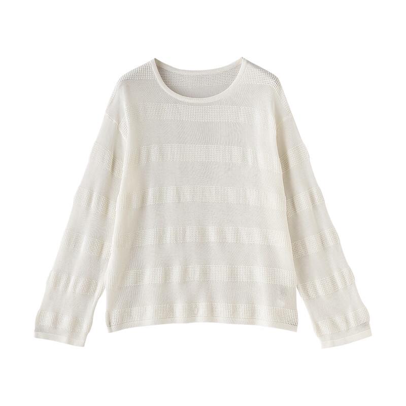 Chuyu Women's Lyocell Round Neck Loose Knit Top