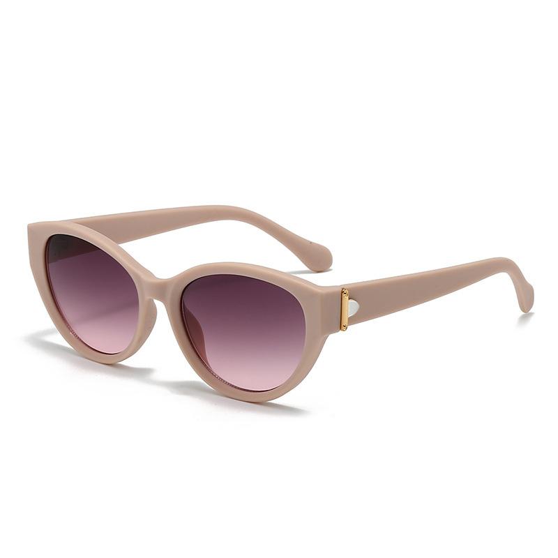 Cat Eye Sunglasses Women'S High-End Face Small Retro Black Frame Sunglasses Women'S Uv Protection