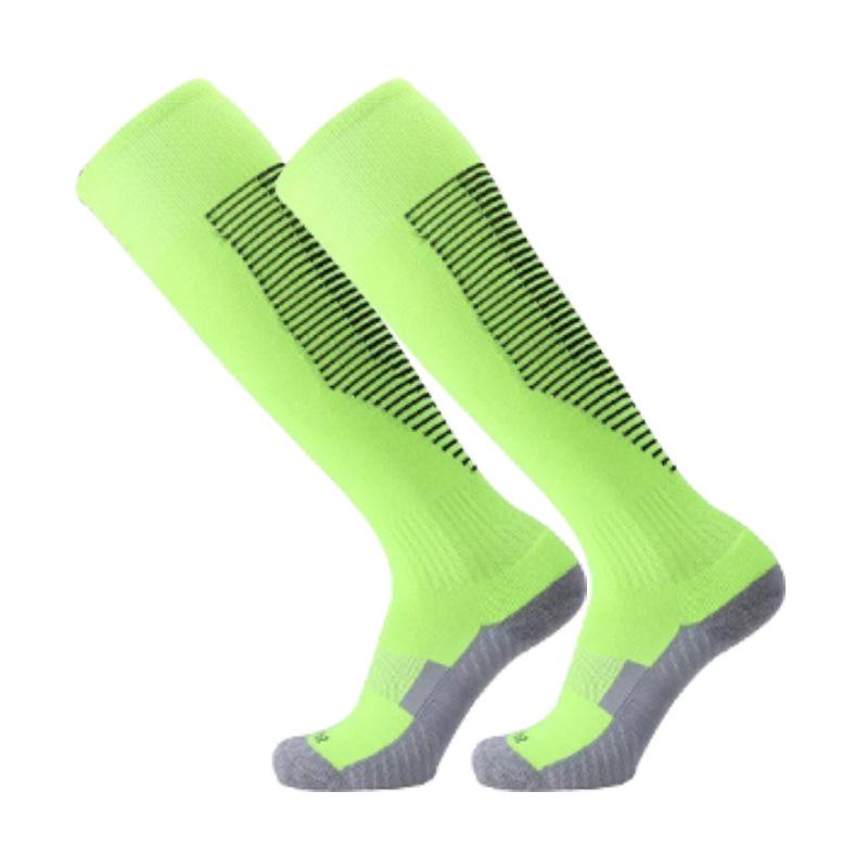 Children'S Overknee Football Socks Men'S Thickened Towel Socks Stockings Sports Socks Sweat-Absorbing Breathable Non-Slip Socks