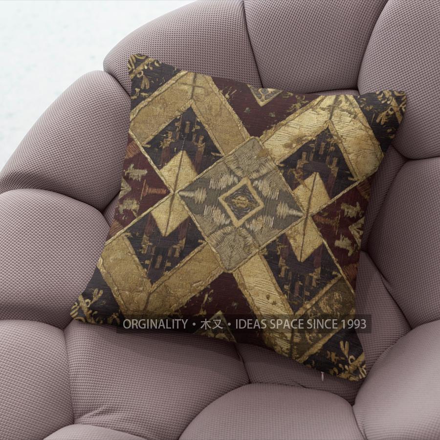 Rustic Farmhouse Geometric Throw Pillow Covers Pattern Cushion Cover Suitable For Sofa Bedroom Car Pillow Cover