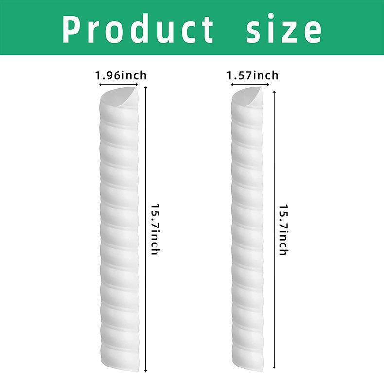 Plant Trunk Protector, Insect and Squirrel Resistant, Rodent Resistant, Made of Plastic Material, Tree Cover, Gardening Tools, 2pcs Large, 2pcs Small