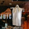 1Pc Creepy Skeleton Face Hanging Ghost Halloween Decoration Horror Haunted House Halloween Props Supplies