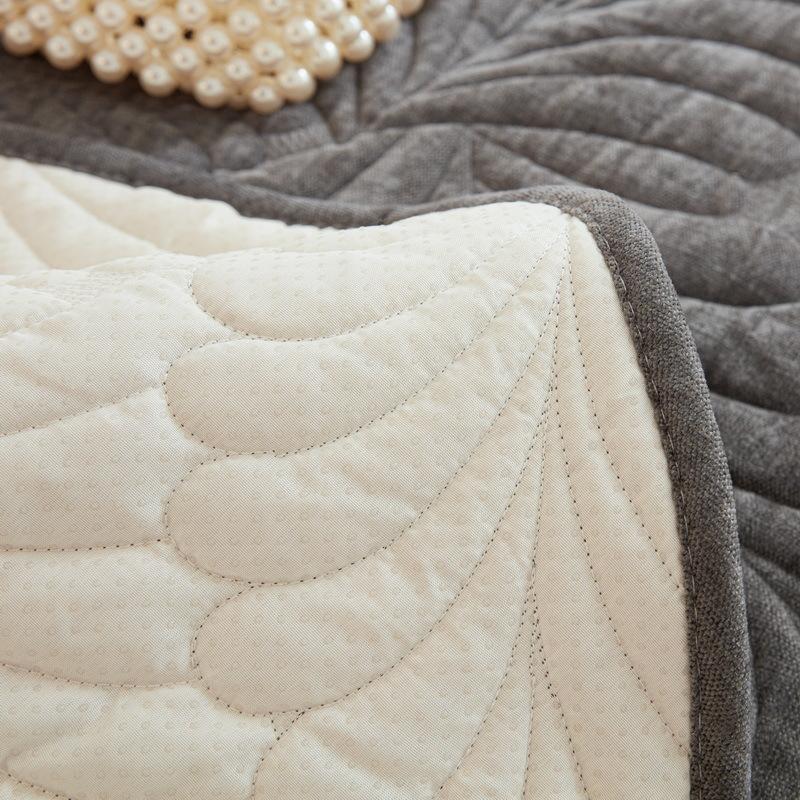 Sofa Cushion Four Seasons Universal Non-Slip Irregular Shaped Cushion Leather Sofa Straight Row Sofa Cover Cloth