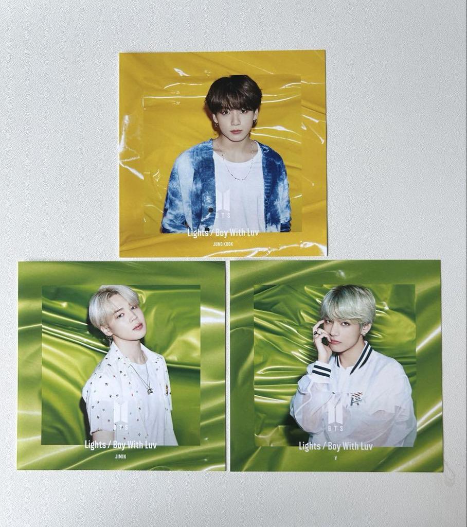 [USED] BTS Lights Boy With Luv First Press Limited Edition (with DVD) FC Limited Edition
