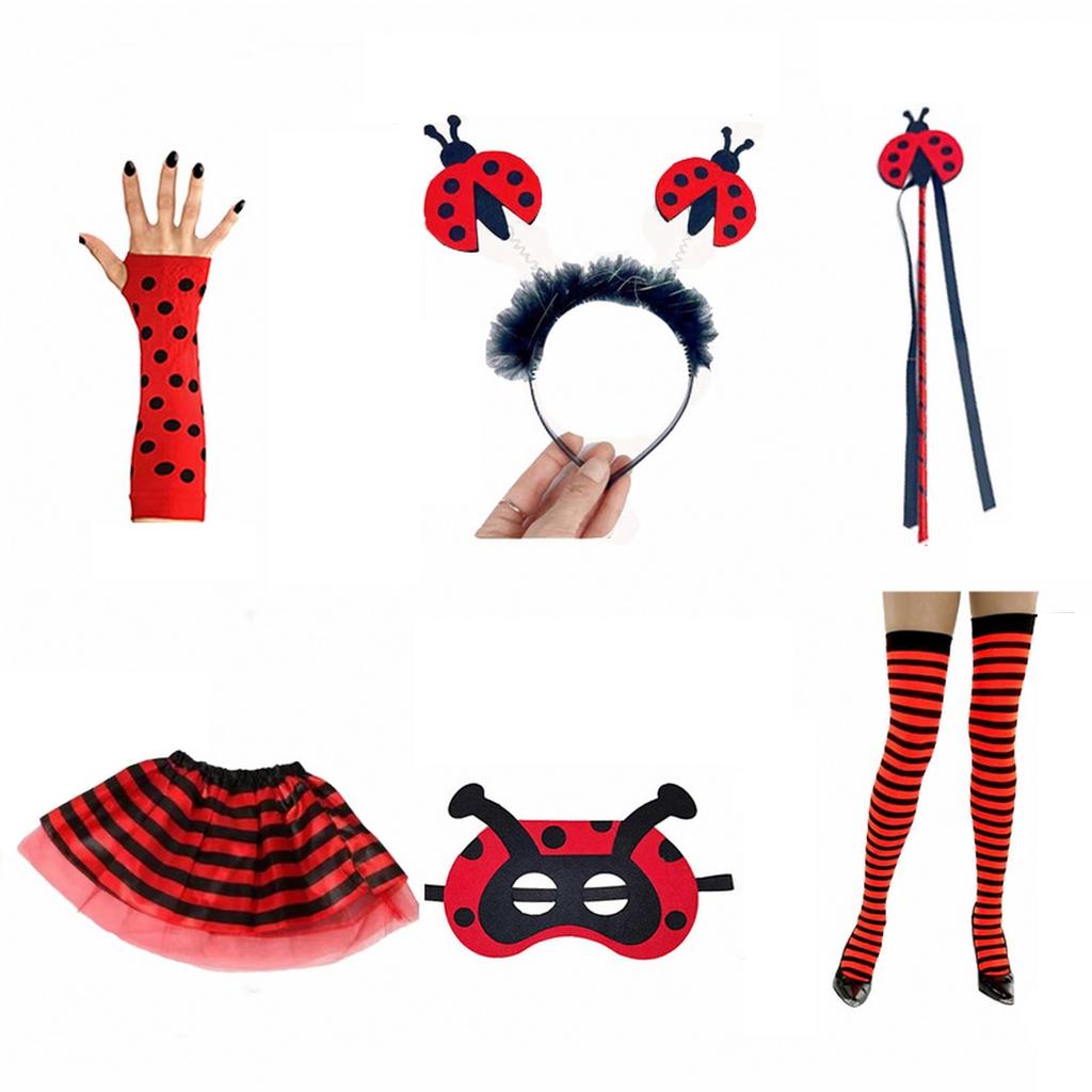 Halloween Costume Party Set with Cape Headband Glasses for Adults and Kids
