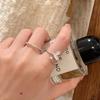 Zircon Tail-shaped Open Ring for Women, A Niche Design with A Touch of Luxury and Sophistication. A Simple Ring for The Index Finger, Exquisite.