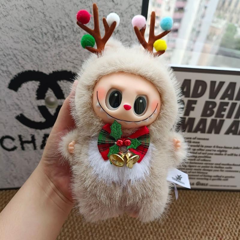 Рождественский лось плюшевая кукла милая виниловая кукла-подвеска автомат