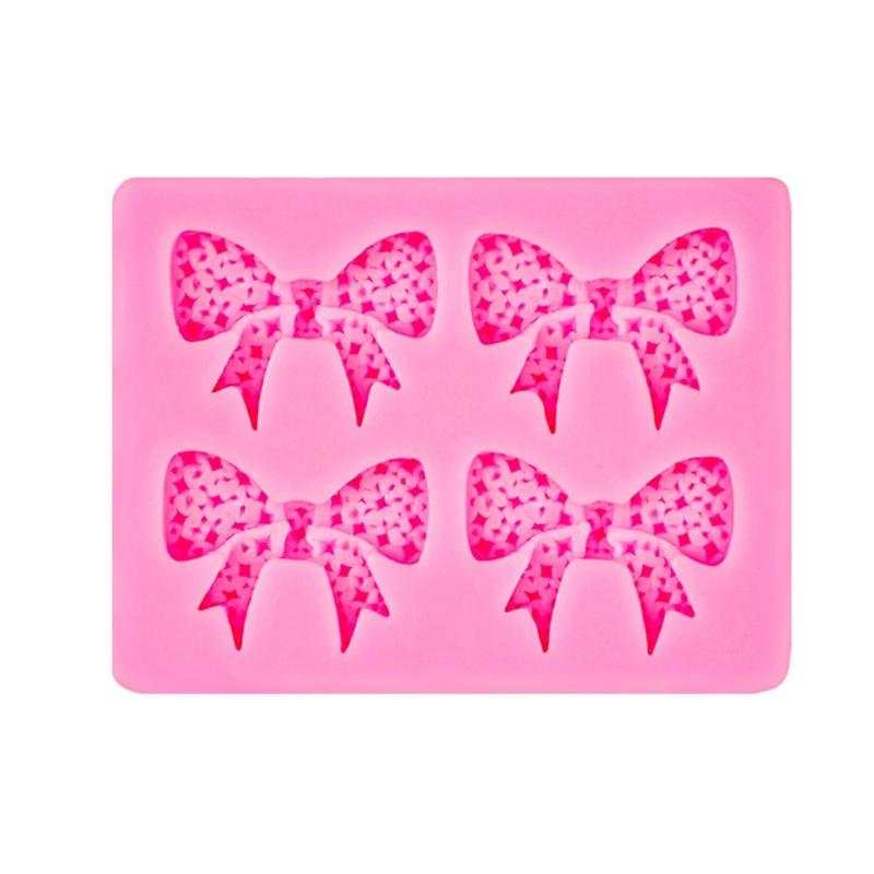Bowknot Molds DIY Epoxy Resin Molds Silicone Molds Cake Molds Chocolate Molds Baking Molds for Fondant Decoration